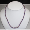 PN#08 14k y gold clasp  purple and gold balls 2mm  $100.00 or best offer
