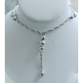 SN#015 LADIES STERLING SILVER NECKLACE 