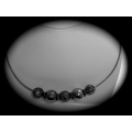 SN# LADIES STERLING SILVER FASHION NECKLACE 