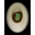 SR#06 LADIES STERLING SILVER & TURQUOISE FASHION RING 